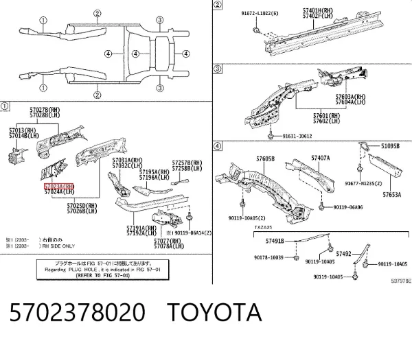  5702378020 Toyota