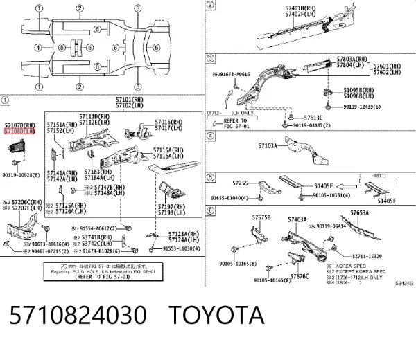  5710824030 Toyota