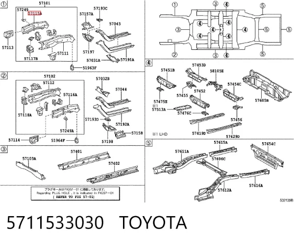  5711533030 Toyota