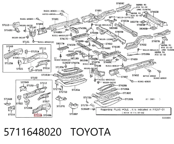  5711648020 Toyota