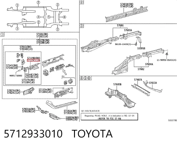  5712933010 Toyota