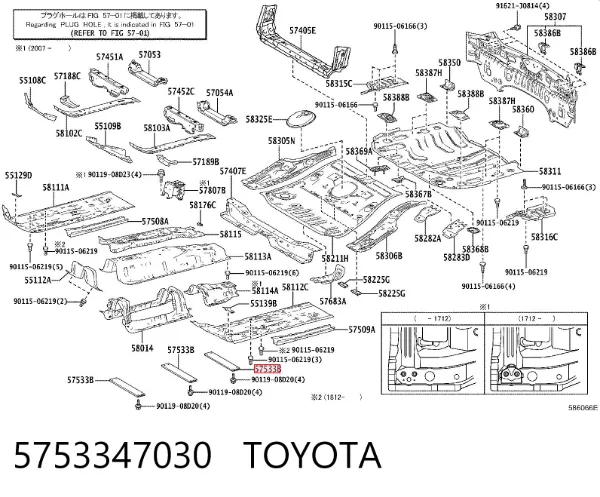  5753347030 Toyota