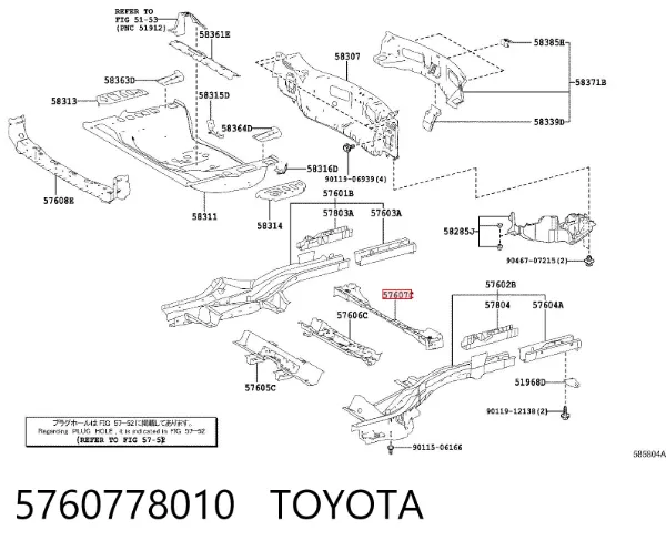  5760778010 Toyota
