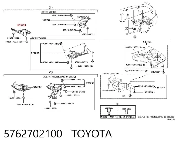  5762702100 Toyota