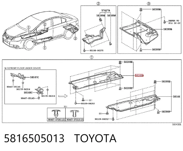  5816505013 Toyota
