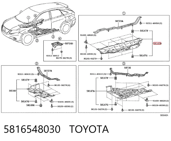  5816548030 Toyota