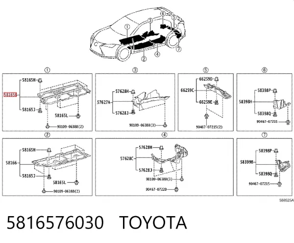  5816576030 Toyota