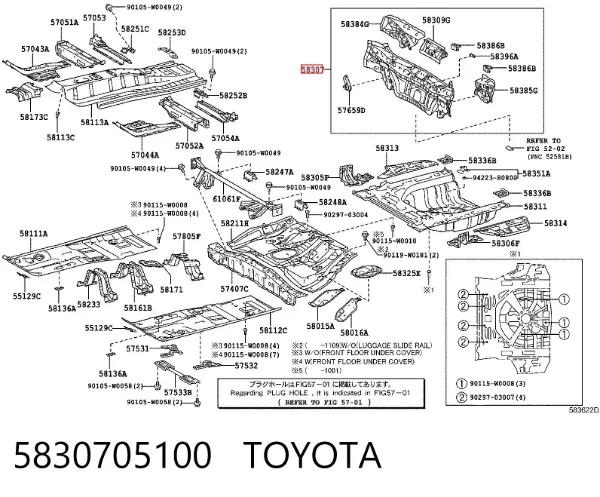  5830705100 Toyota