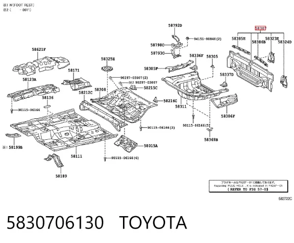  5830706130 Toyota