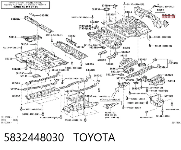  5832448030 Toyota