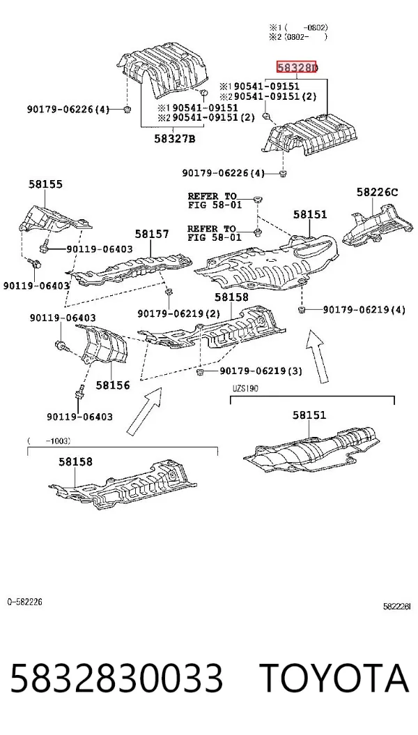  5832830033 Toyota