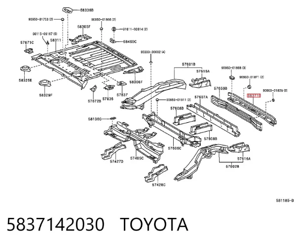  5837142030 Toyota