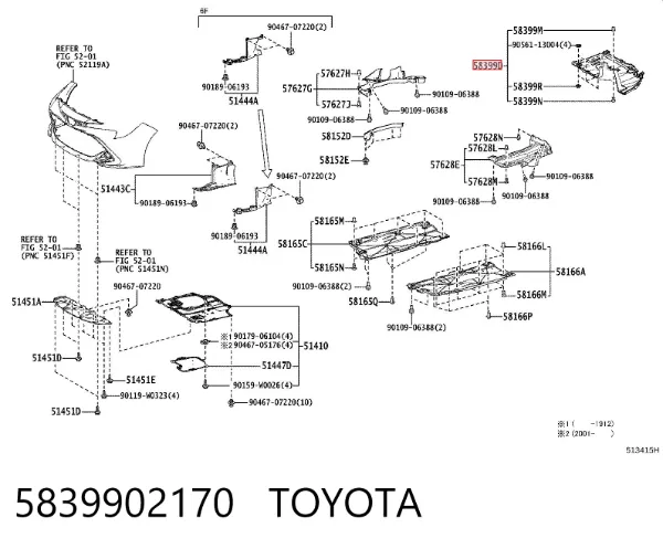  5839902170 Toyota