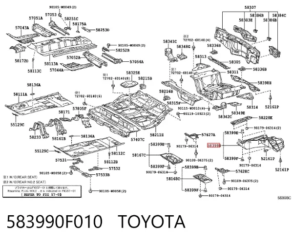  583990F010 Toyota