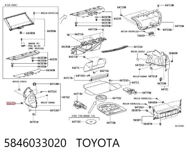 Петля кріплення вантажу 5846033020 Toyota