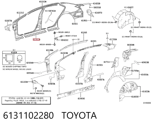  6131102280 Toyota