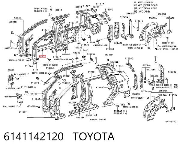  6141142120 Toyota