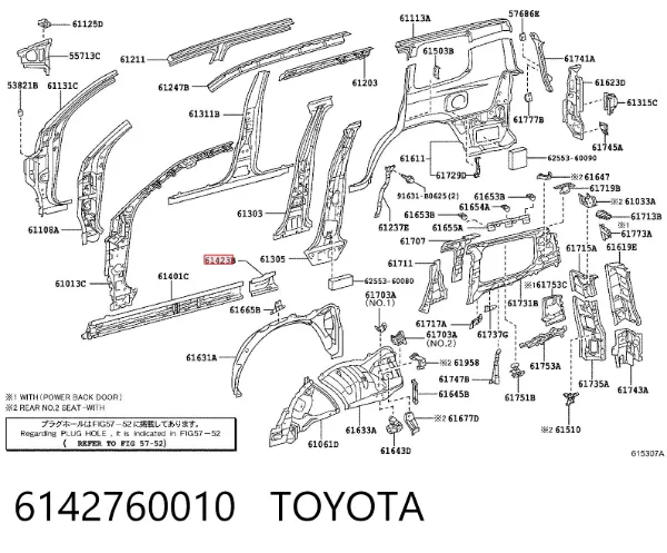  6142760010 Toyota