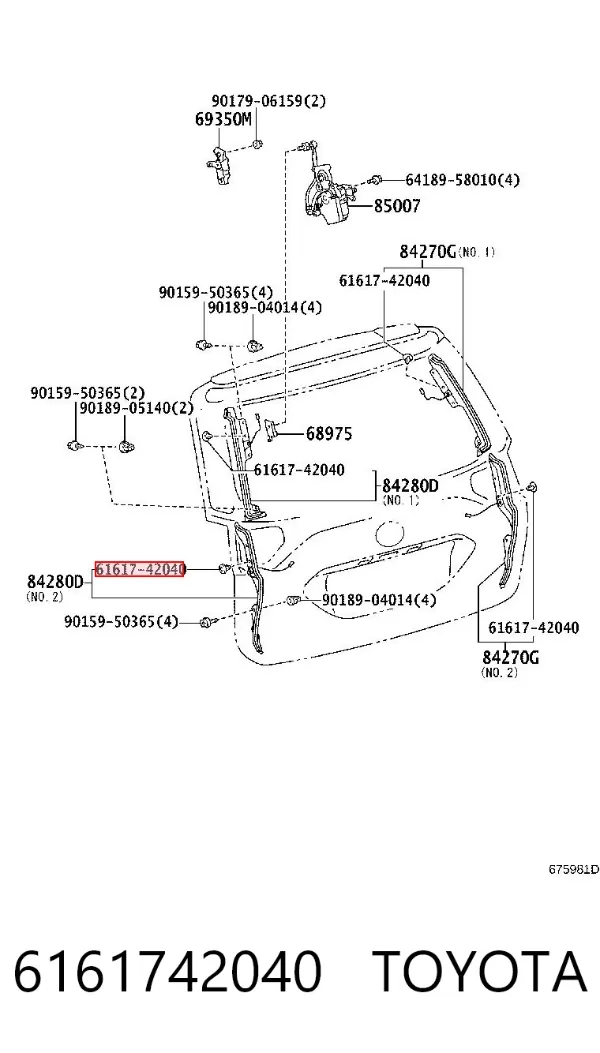  6161742040 Toyota