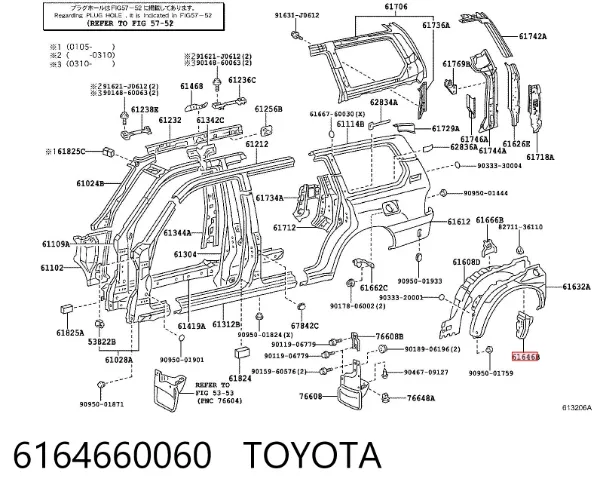  6164660060 Toyota