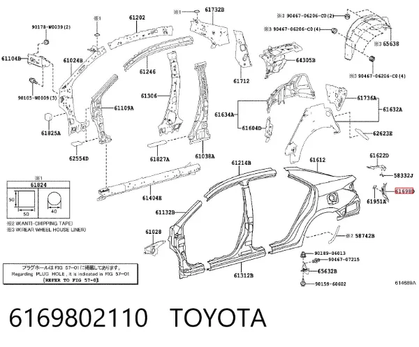 6169802110 Toyota