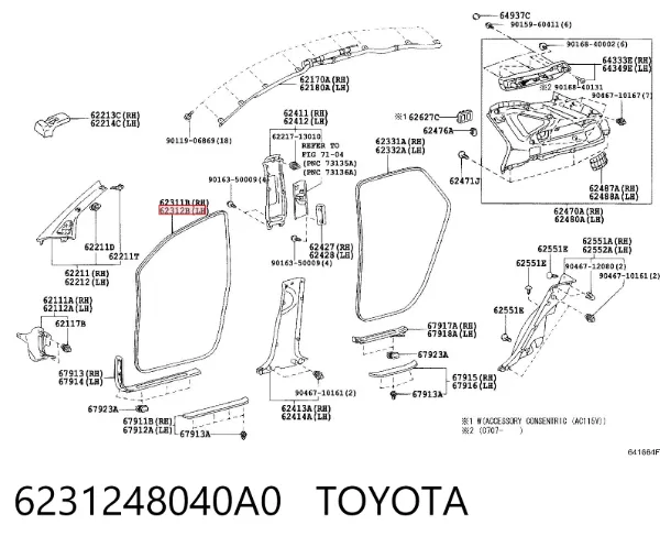  6231248040A0 Toyota