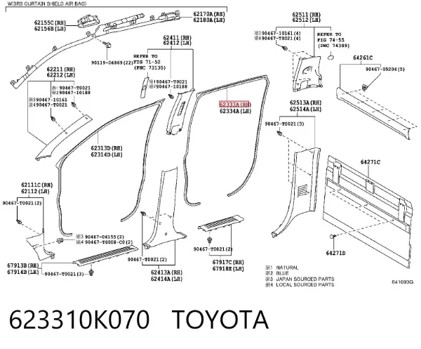  623310K070 Toyota