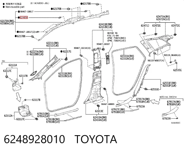  6248928010 Toyota