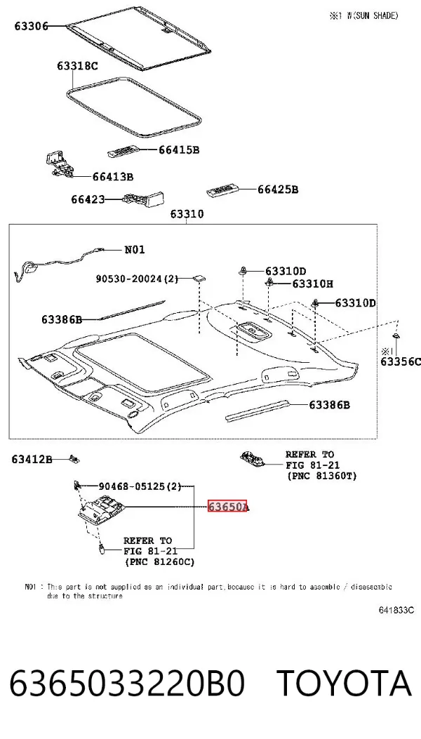  6365033220B0 Toyota