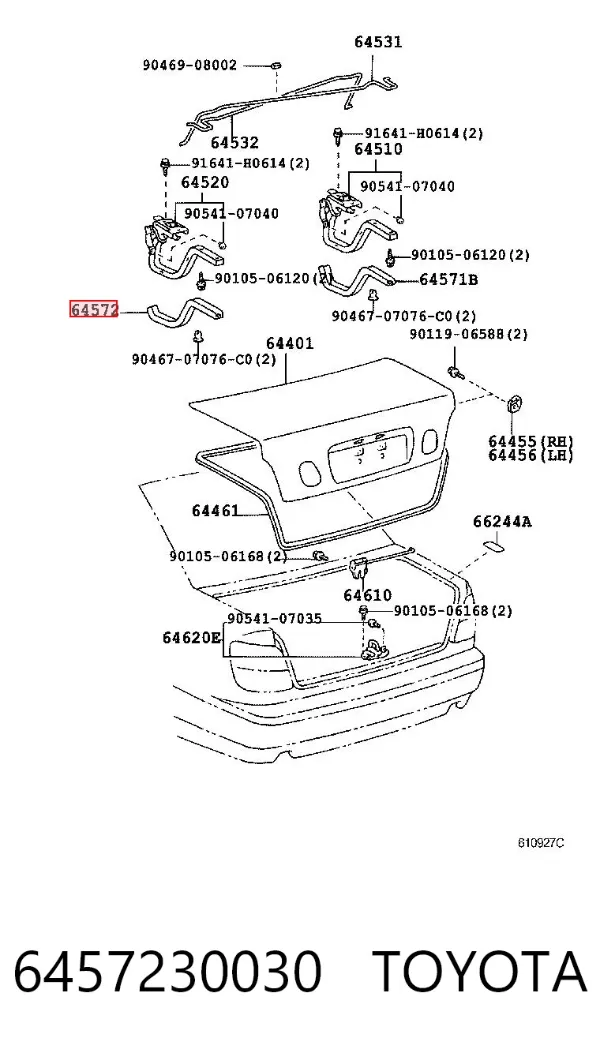  6457230030 Toyota