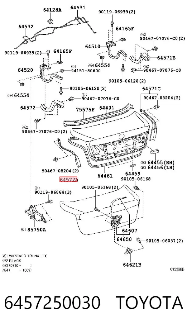  6457250030 Toyota