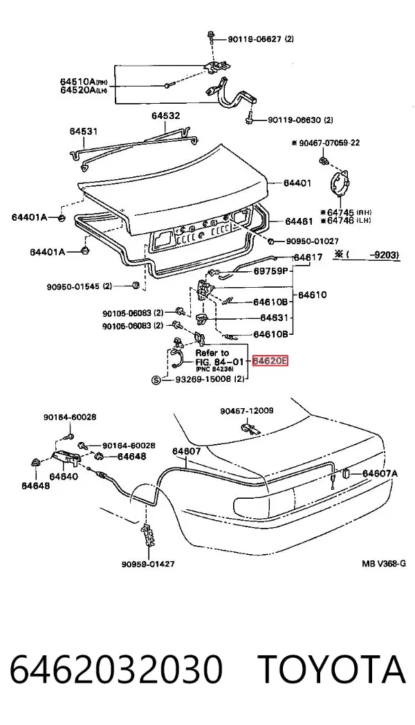  6462032030 Toyota