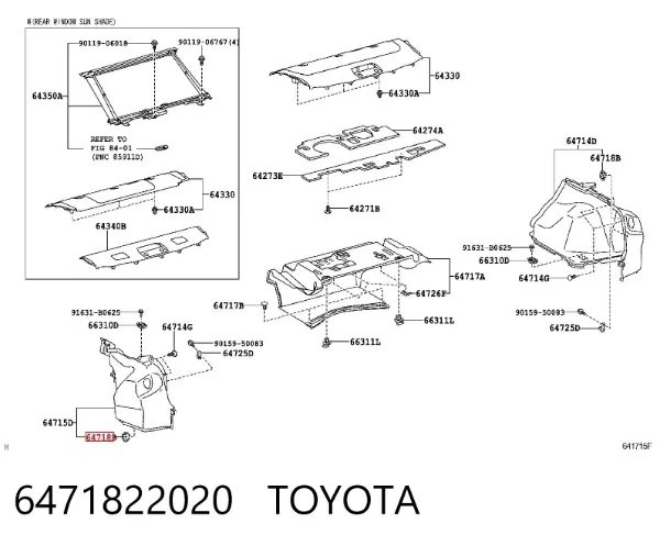  6471822020 Toyota