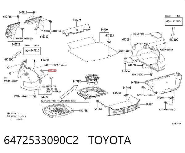  6472533090C2 Toyota