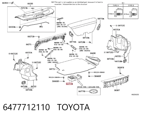  6477712110 Toyota