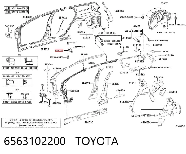  6563102200 Toyota