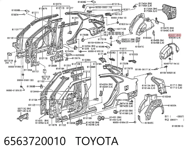  6563720010 Toyota
