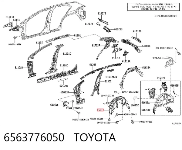  6563776050 Toyota