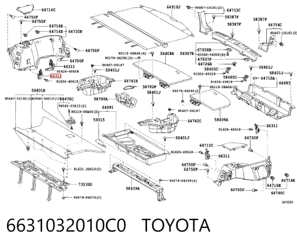  6631032010C0 Toyota