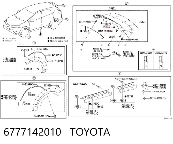  6777142010 Toyota