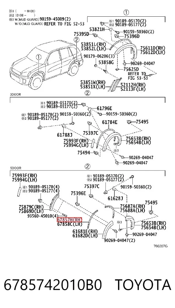  6785742010B0 Toyota