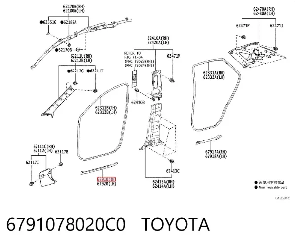  6791078020C0 Toyota