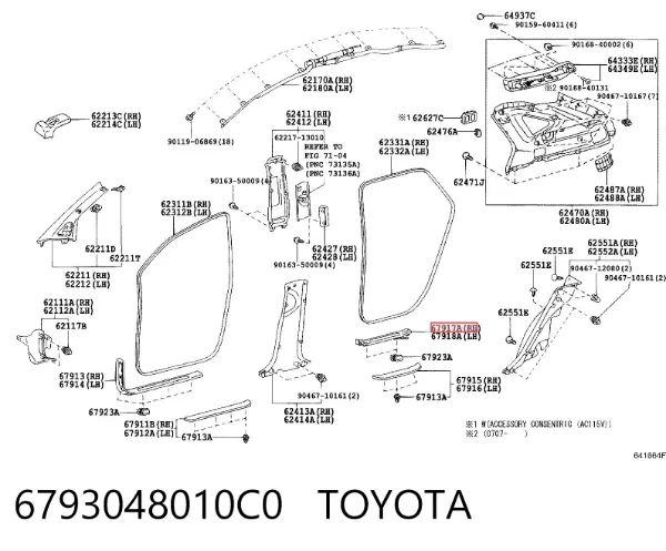  6793048010C0 Toyota