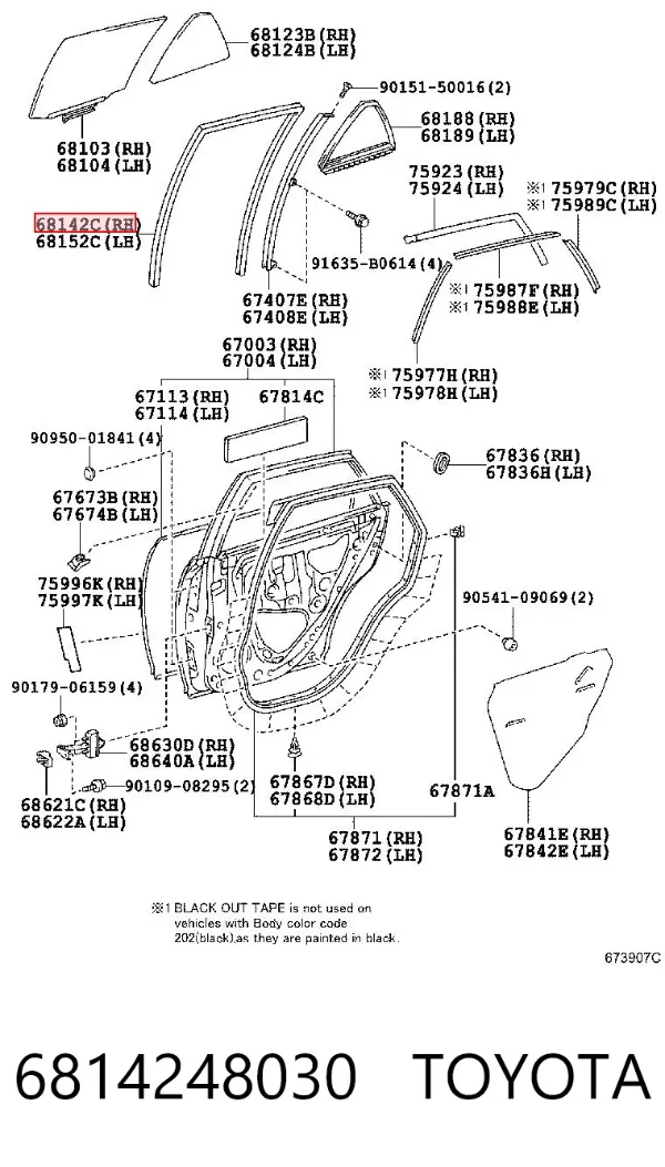  6814248030 Toyota