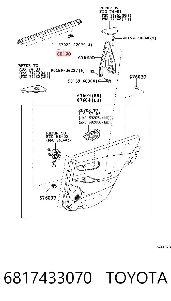  6817433070 Toyota