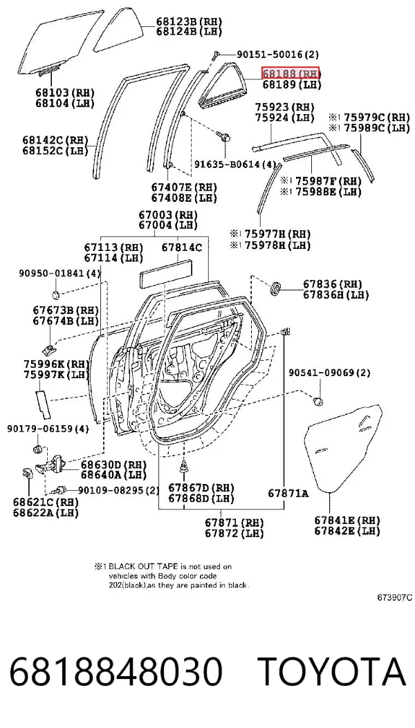  6818848030 Toyota