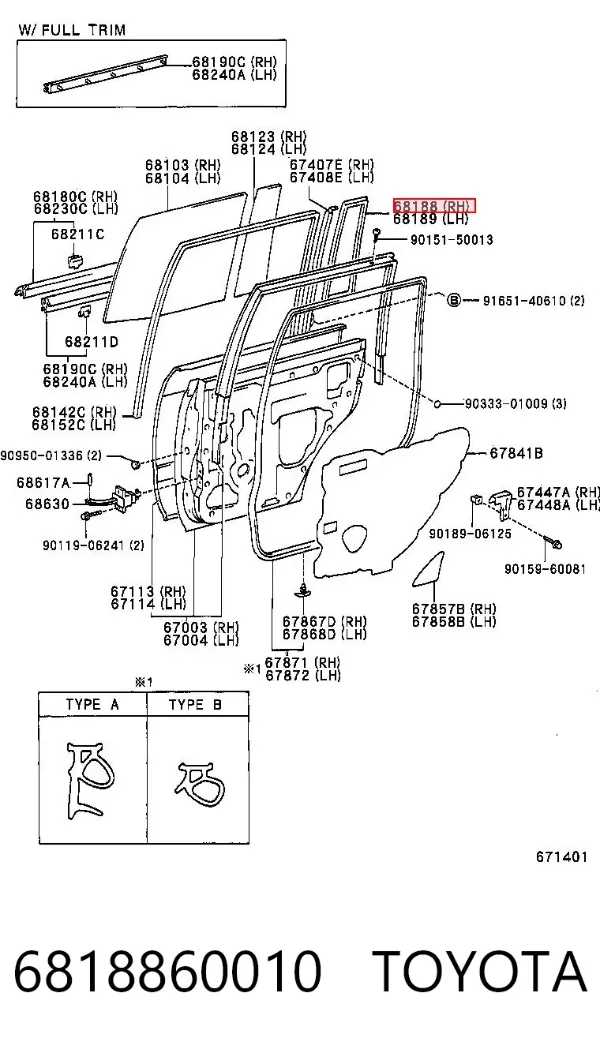  6818860010 Toyota