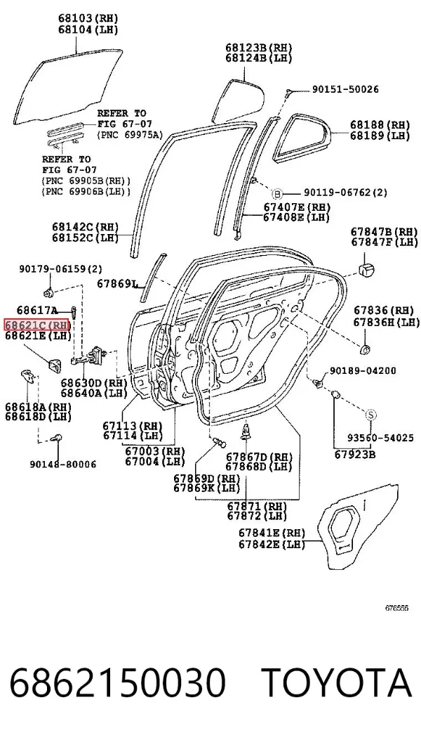  6862150030 Toyota