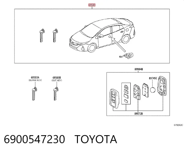  6900547230 Toyota