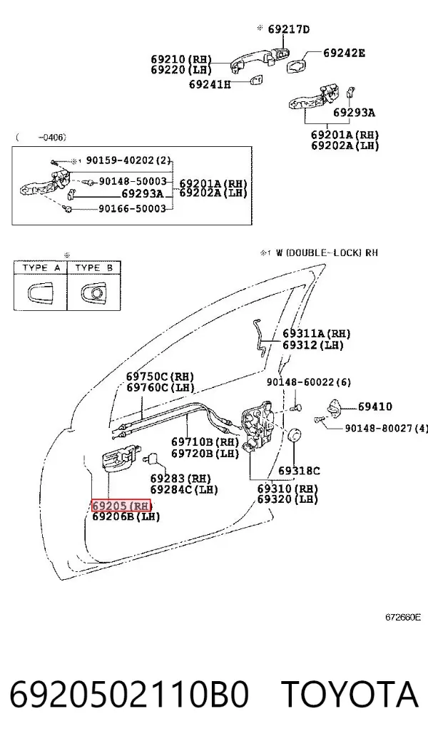  6920502110B0 Toyota
